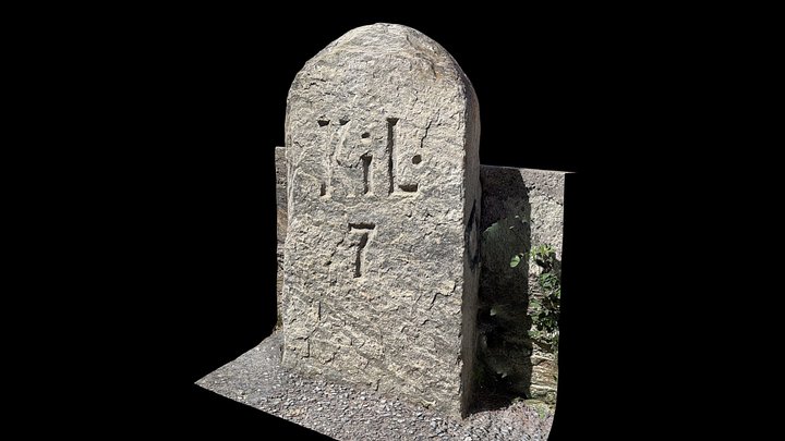 Milestone Brig-Simplon-Gondo km 07 – Free 3D Model STL