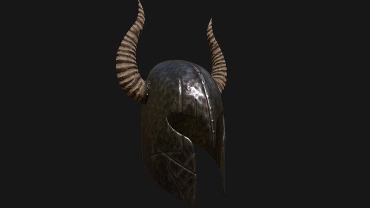 Iron Helmet 3D Model