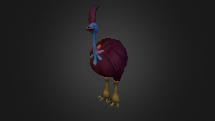 Cassowary 3D Model