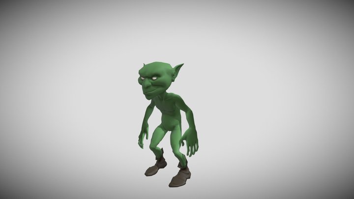 Goblin Jump Animation Loop 3D Model
