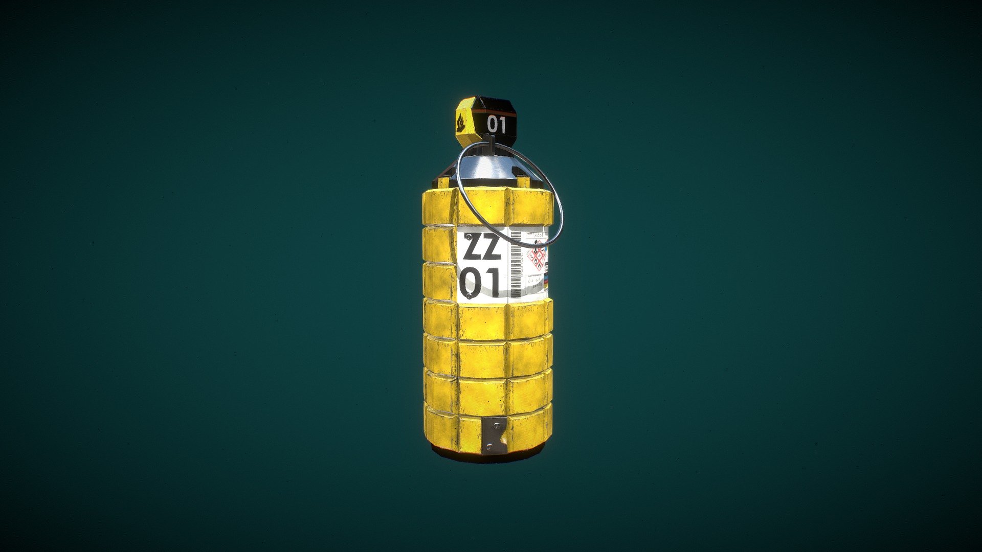 ZZ (ZOUTZUUR) GRENADE 01 - 3D model by niccolo.destefano. [2428cfe ...