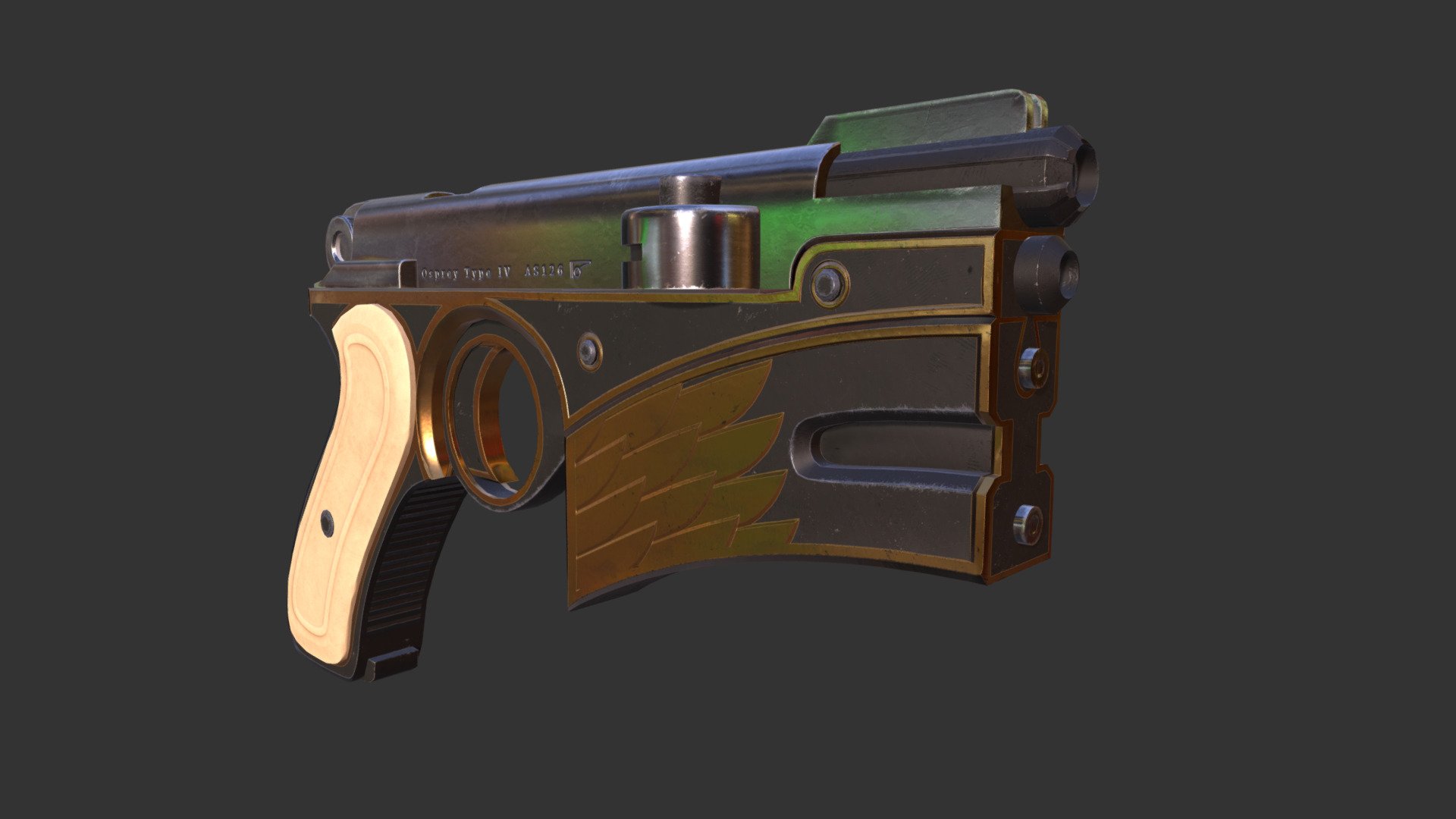 Icebox Bill's Railpistol - 3D model by AlexLaflamme [2428fba] - Sketchfab