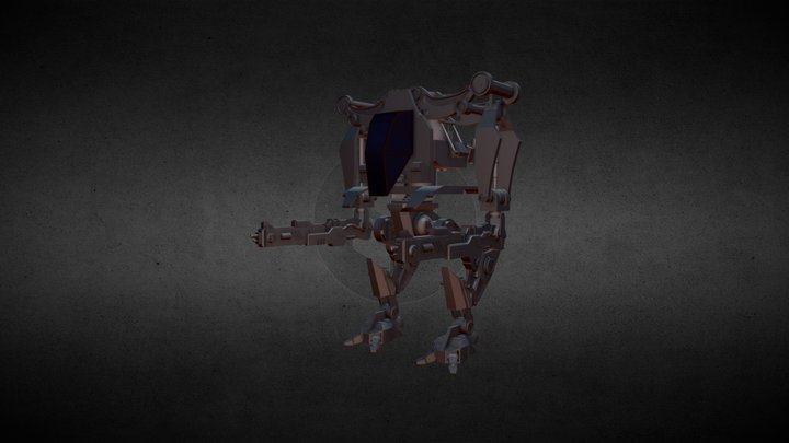 Mecha Unity@run 3D Model