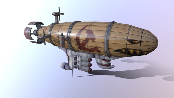 Red Alert Kirov Airship 3D Model