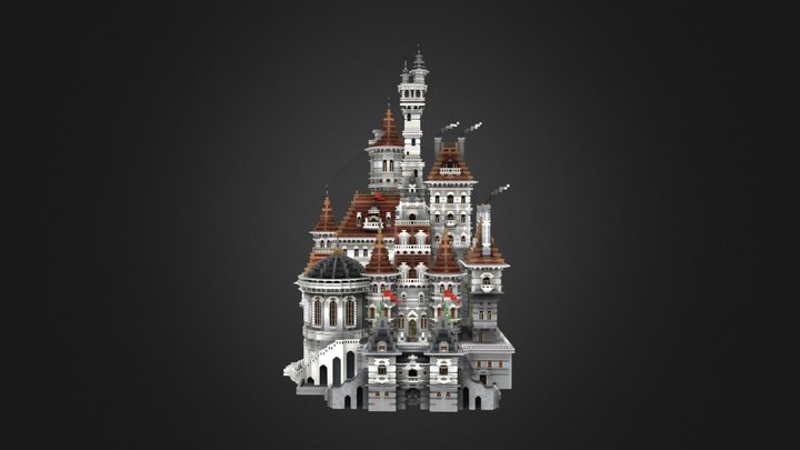 White castle 3D Model