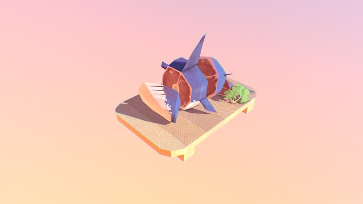 Shark Slices 3D Model