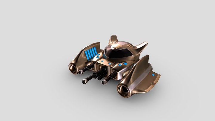 Pigamar spaceship 3D Model