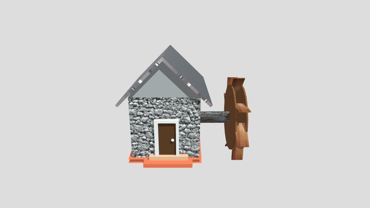 lakeside shack 3D Model