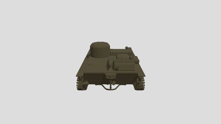 T38 Panzer 3D Model