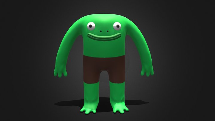 Mr. Frog 3D Model