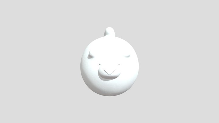Bear Bun Delight 3D Model