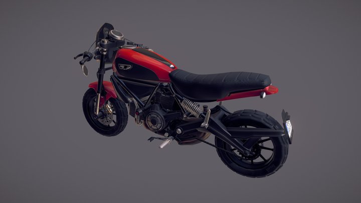 Ducati Scrambler Icon 3D Model