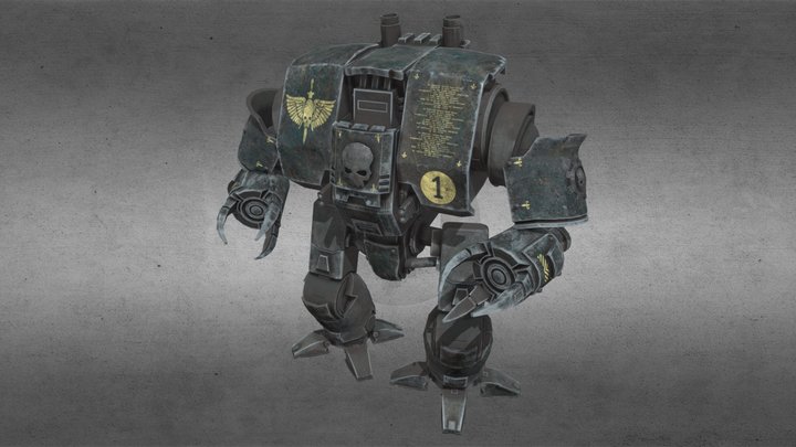warhammer 40k dreadnought 3D Model