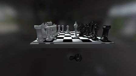 Ajedrez 3D Model