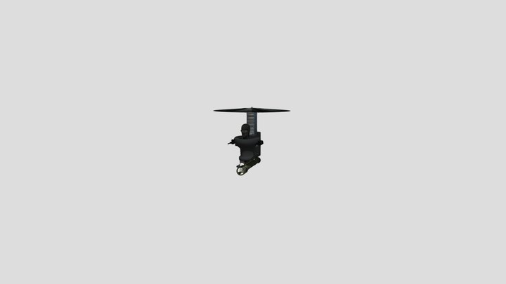 helicopter_skibidi_toilet 3D Model