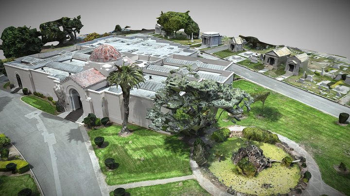 Home of Peace Building Oblque Collection 3D Model