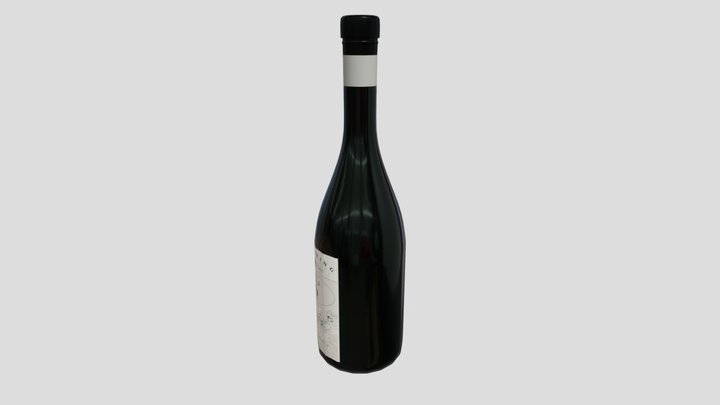 Winebottle 3D Model