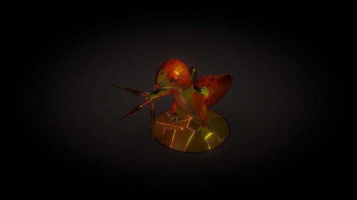 FinishedGeeko 3D Model