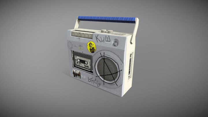 Belarus 302 tape recorder 3D Model