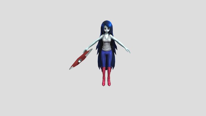 Cartoon Network: Fusionfall-Marceline 3D Model