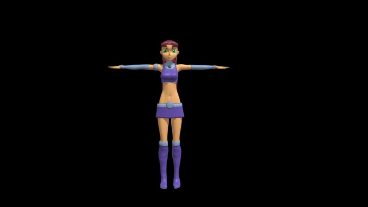 Teen Titans Go! A 3D Starfire.