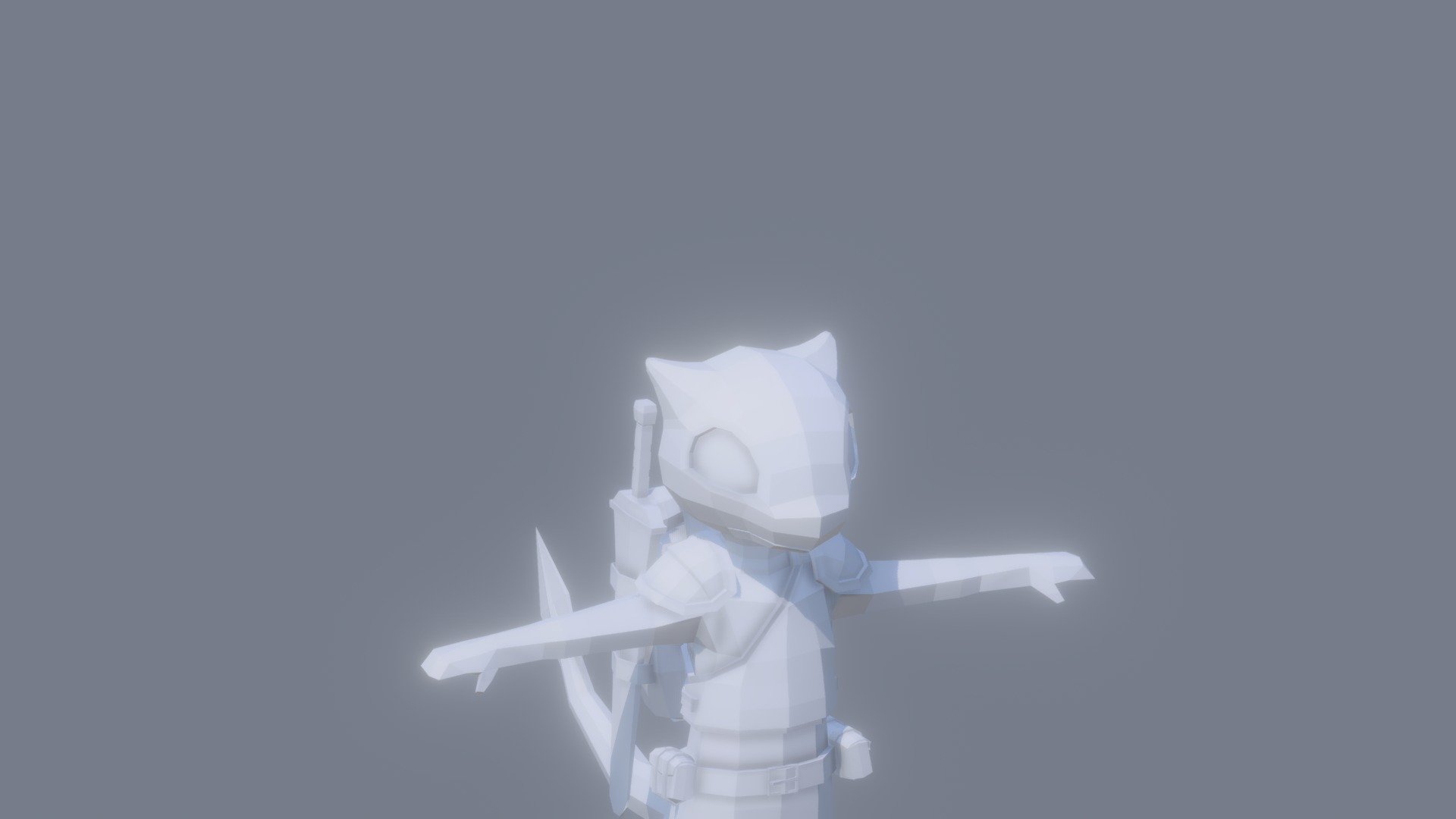 Low Poly Humanoid Dragon
