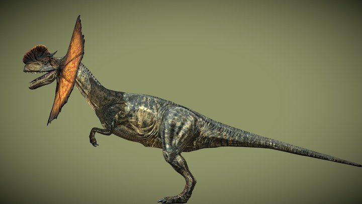 Jurassic World Dominion 2022 Dilophosaurus – Free 3D Model STL