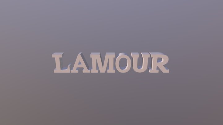 Lamour 3D Model