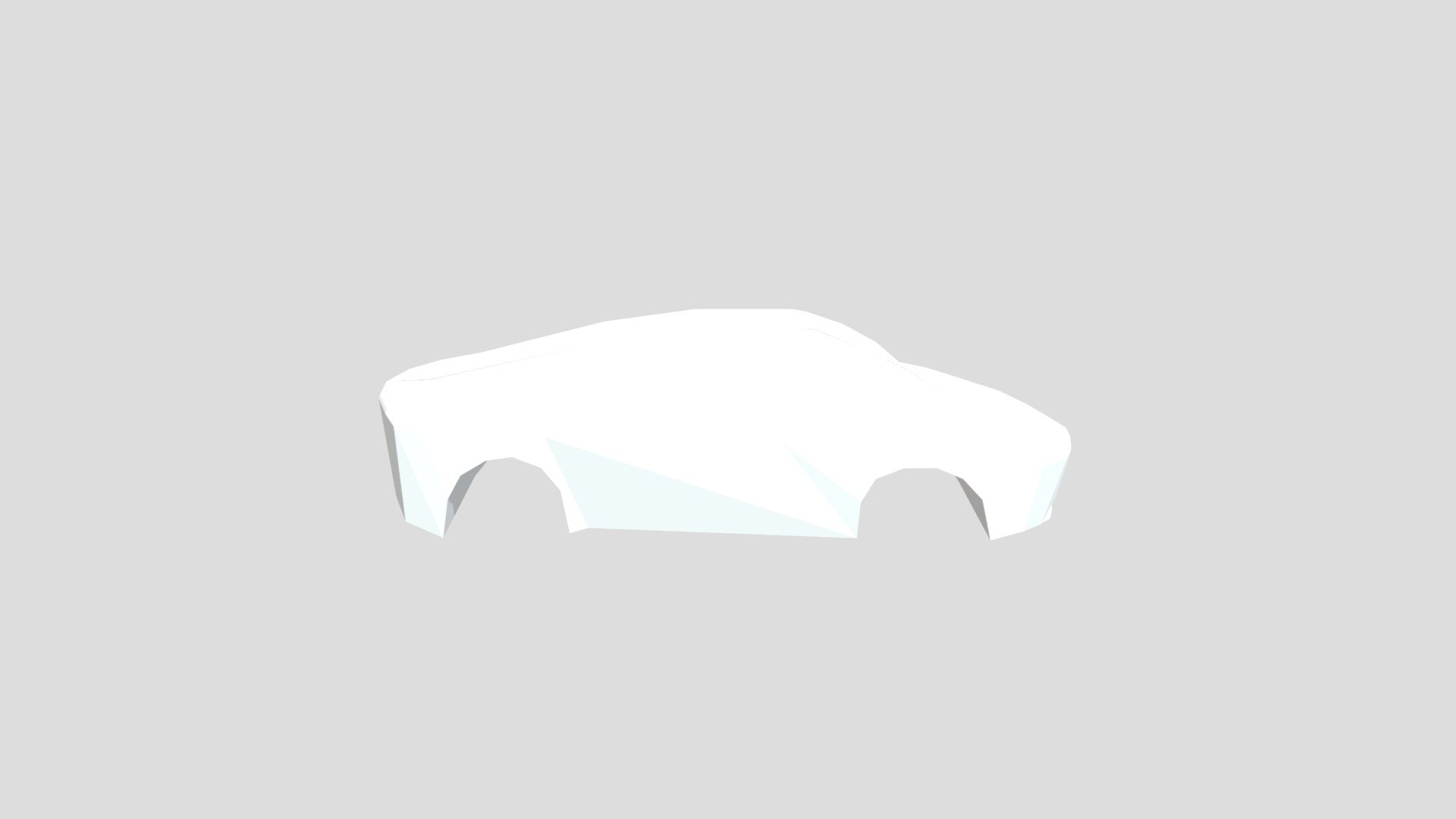 2023 Tesla roadster low-poly