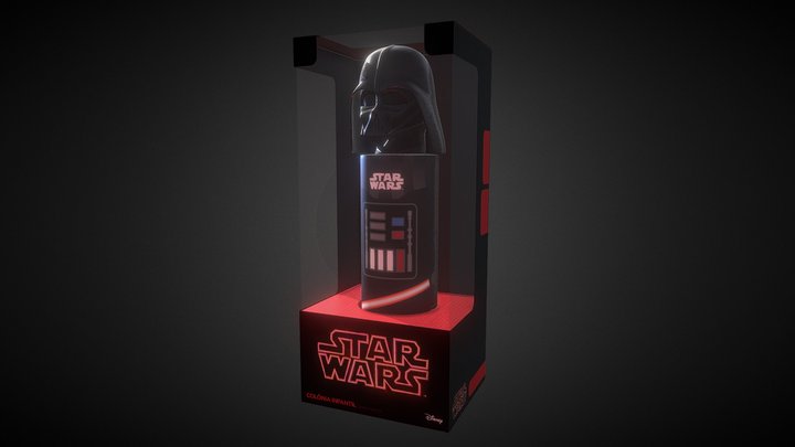 Cartucho Darth Vader 3D Model