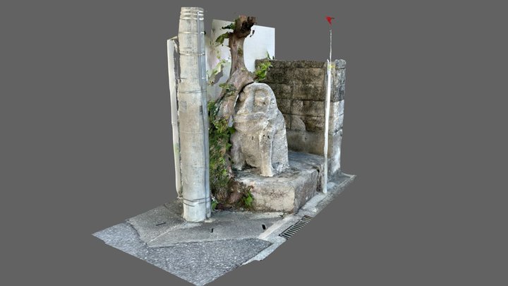 村獅子_沖縄県与那原町中島 3D Model
