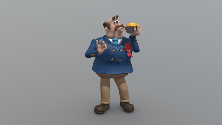Grubb - 'Wallace and Gromit: The Big Fix Up' 3D Model