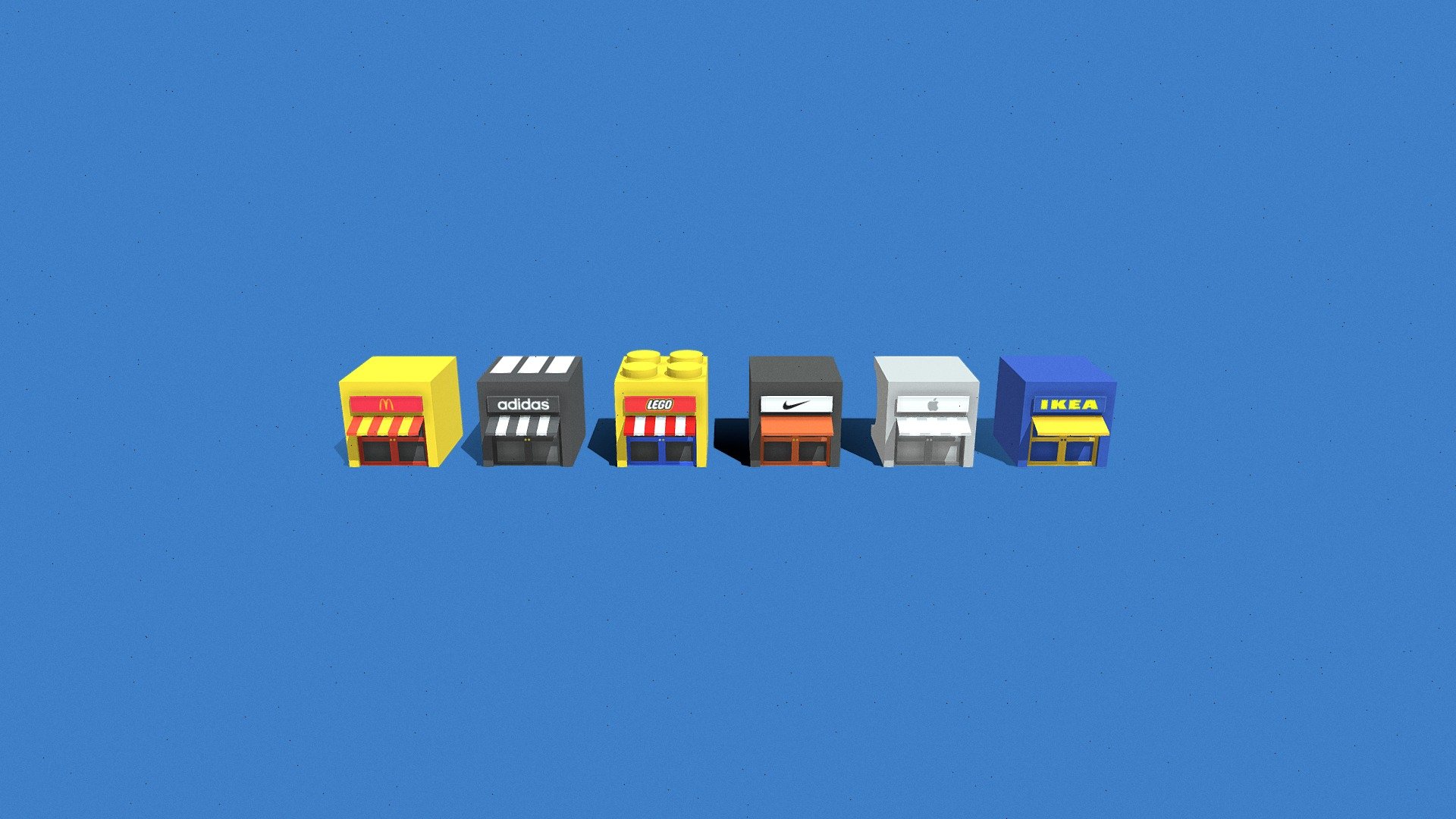 Cube Branded Store - Download Free 3D model by Seven.Four [2437279 ...