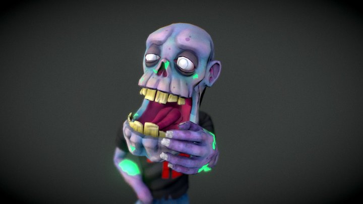 Zombie - Expired Workers 3D Model