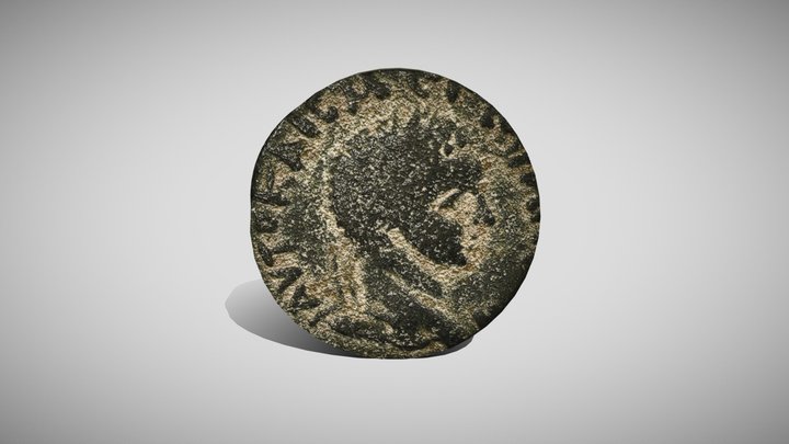 Mesopotamian coin 3D Model