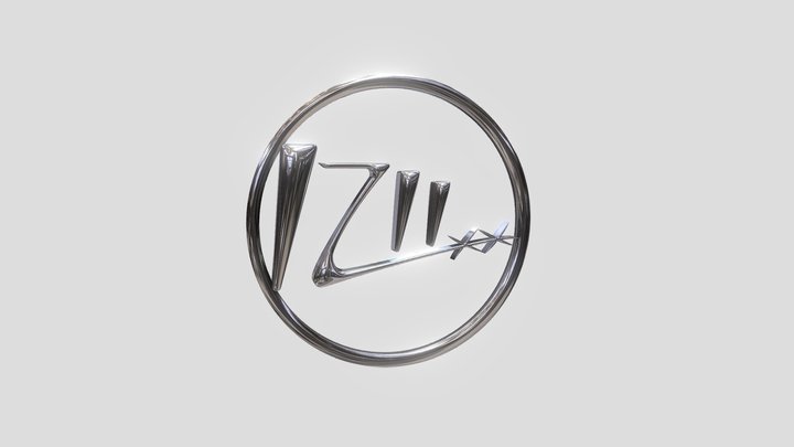 Izii 3D logo 3D Model