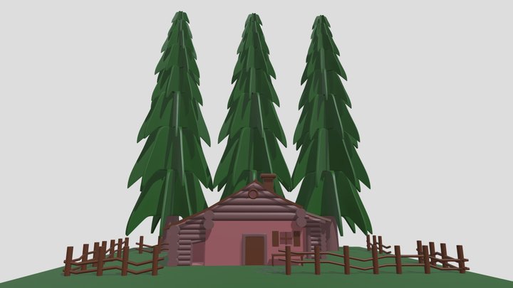 Mountain house – Modello 3D gratuito STL