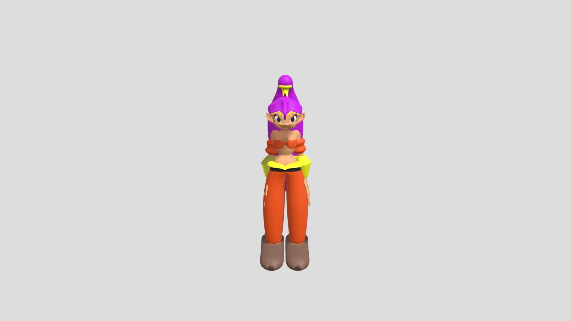 Shantae - Download Free 3D model by animacionespola [243a463] - Sketchfab