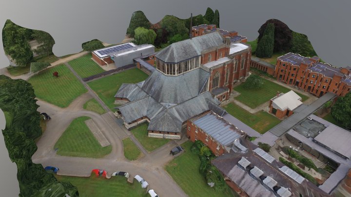 Douai Abbey, Hertfortshire 3D Model