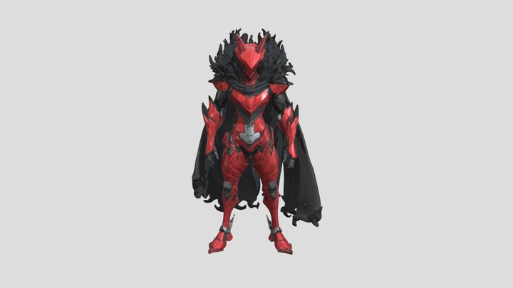 Crimson warrior 3D Model