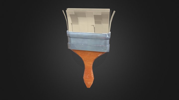 Paintbrush 3D Model