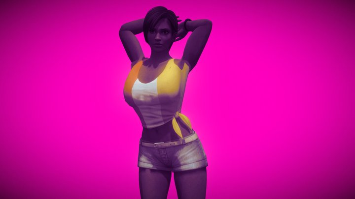 Lisa Hamilton KickPole – Modello 3D gratuito STL