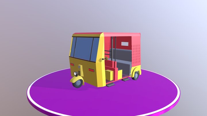 ''Auto Rickshaw 3D Model'' 3D Model