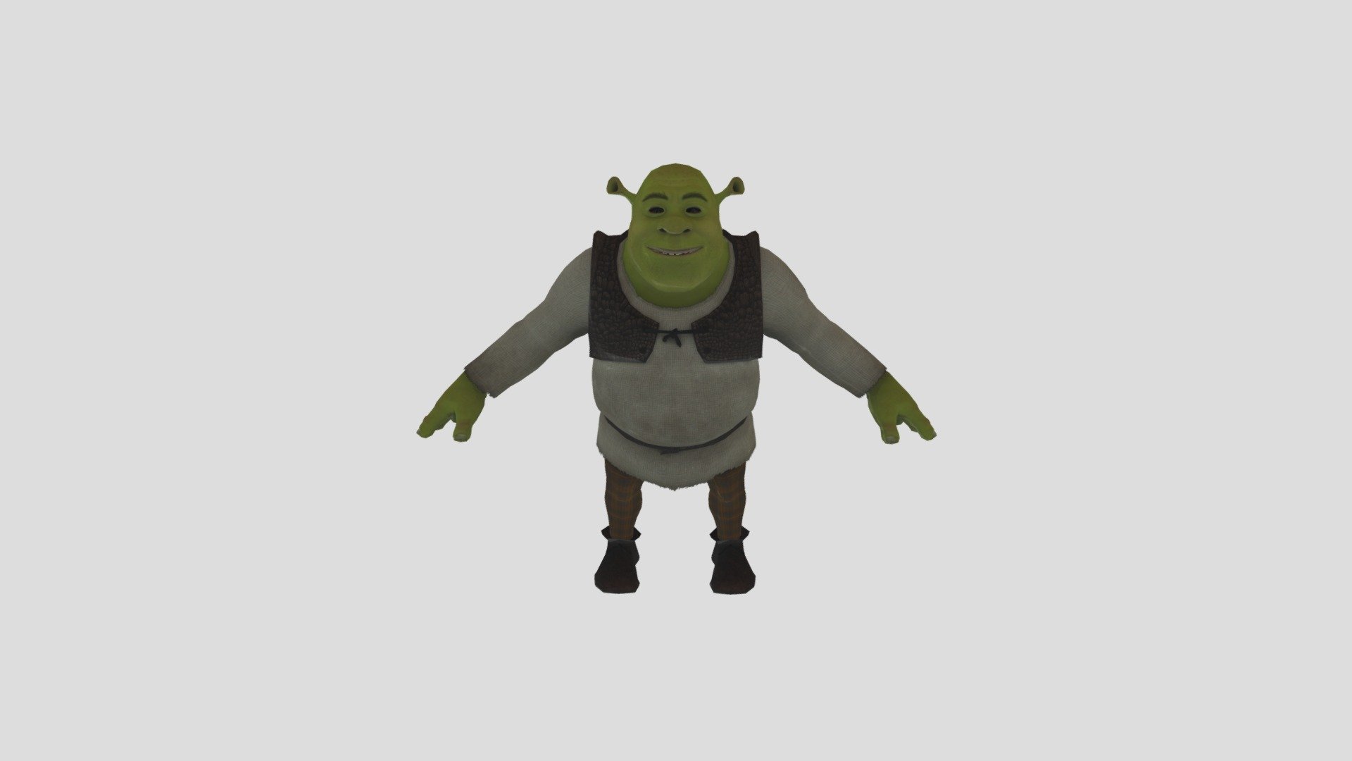 shrek - Download Free 3D model by kyle.river.withem [243d57b] - Sketchfab