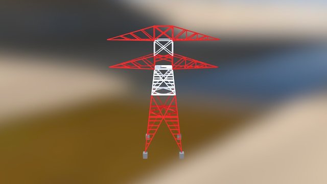Utility tower 3D Model