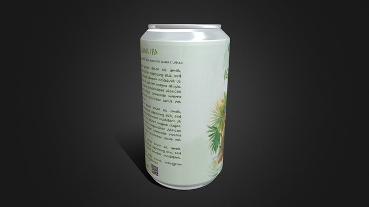 cerveja iguana ipa 3D Model
