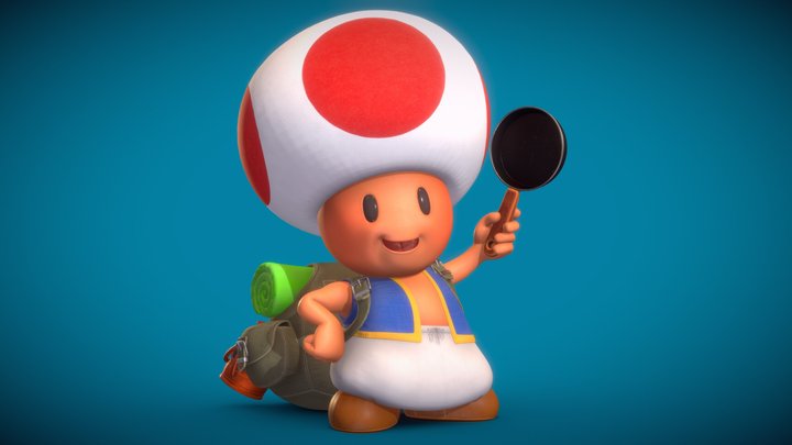 Toad from Mario movie 2023 3D Model