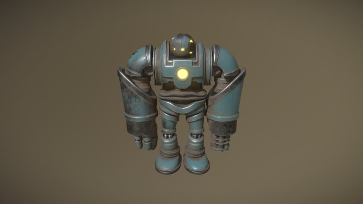 Mechanical warior 3D Model