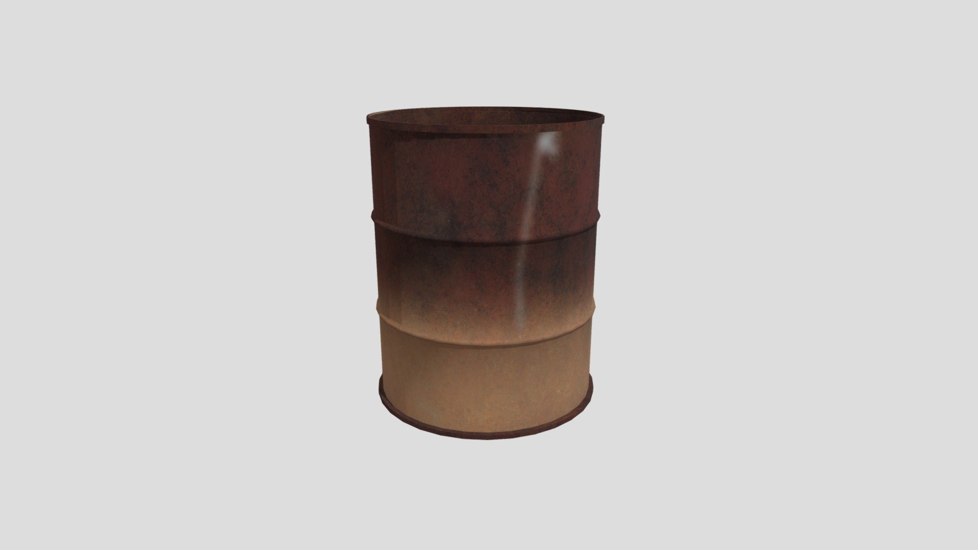 Oilbarrelrw Oil barrel with wood debris