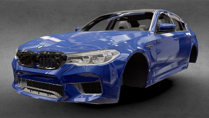 [Real Racing 3] 2018 BMW M5 – Modello 3D gratuito STL